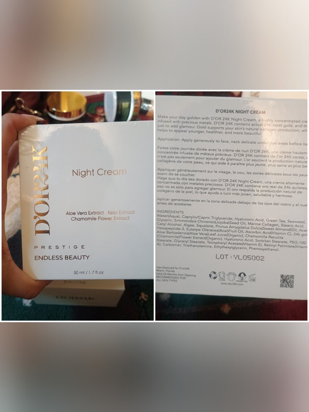 D'OR24K Set Prestige Endless Beauty Skincare Set — ALL NEW RETAIL $885 ALL 3 - Picture 3 of 5
